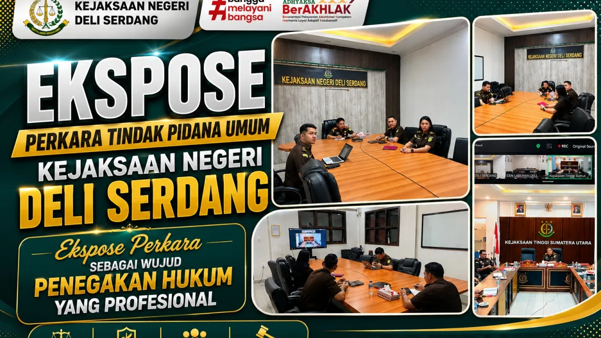 Ekspose Perkara sebagai Wujud Penegakan Hukum yang Profesional